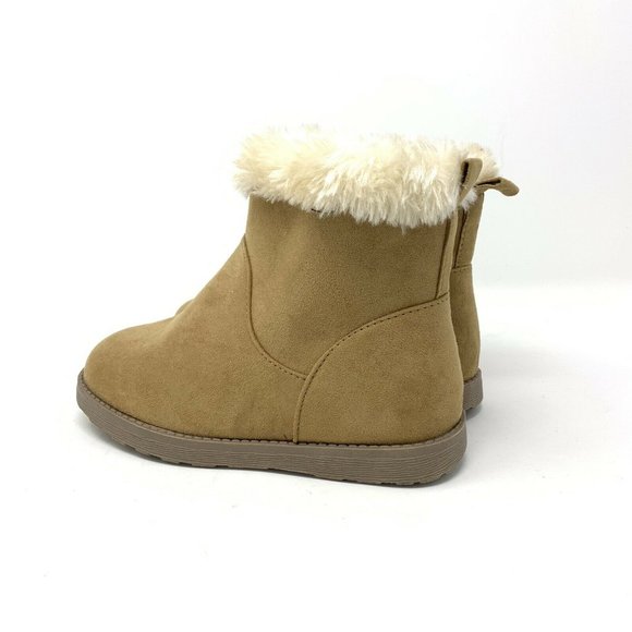 NWT Cat & Jack Girls' Haiden Tan Winter Boots - Picture 3 of 12
